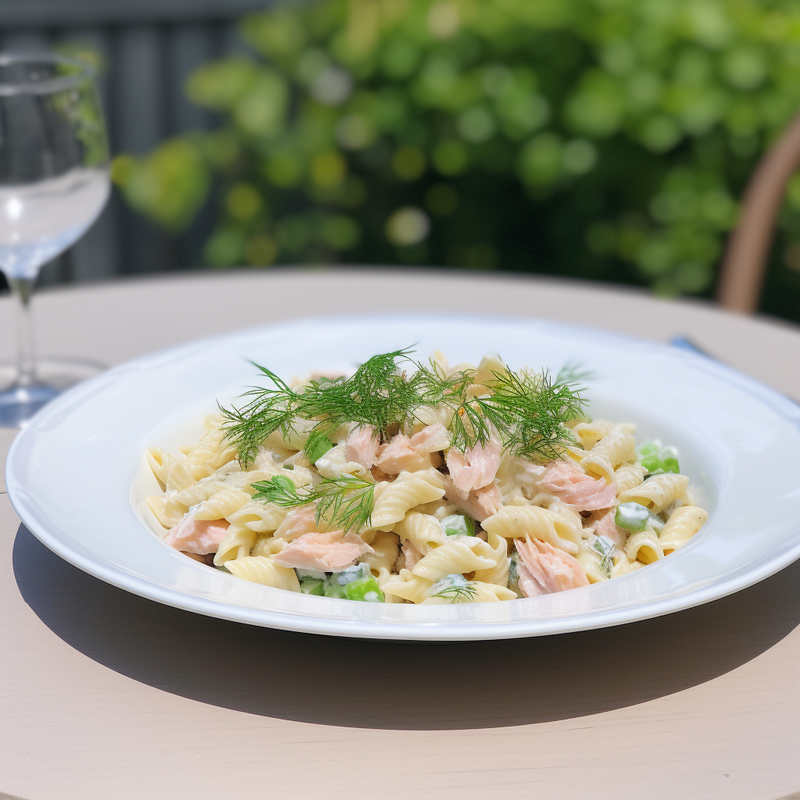 Smoked Trout Pasta Salad Recipe