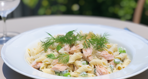 Smoked Trout Pasta Salad Recipe